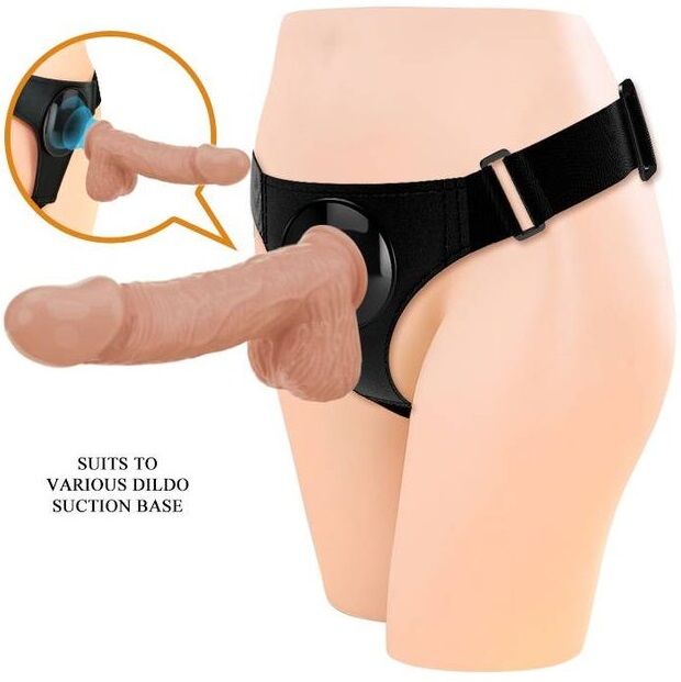 PRETTY LOVE - BRIEFS UNIVERSAL SELE MED DILDO JERRY 21,8 CM NATURLIG