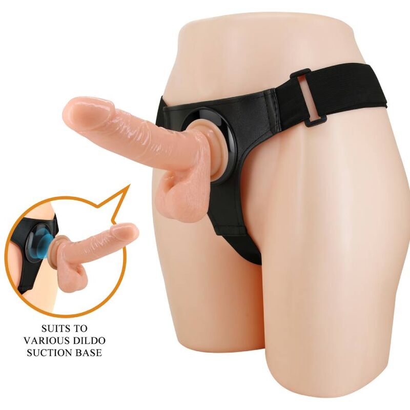 PRETTY LOVE - BRIEFS UNIVERSAL SELE MED DILDO TOM 20 CM NATURLIG