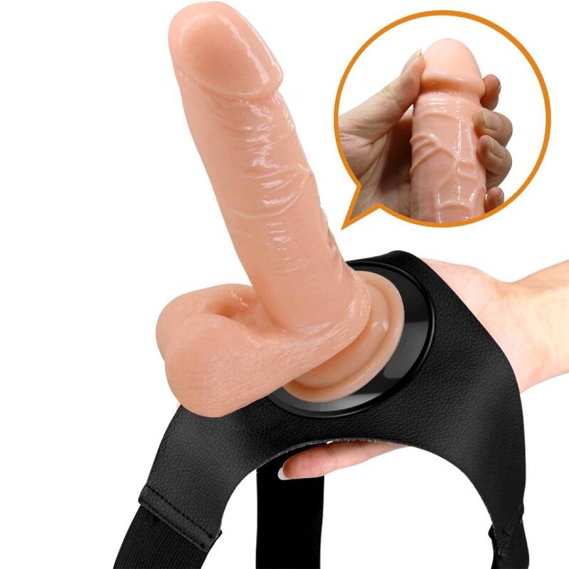 PRETTY LOVE - BRIEFS UNIVERSAL SELE MED DILDO TOM 20 CM NATURLIG