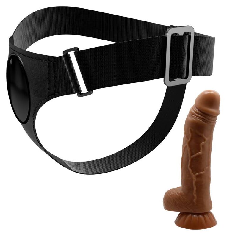 PRETTY LOVE - BRIEFS UNIVERSELL SELE MED DILDO MICHEAL 20 CM SVART