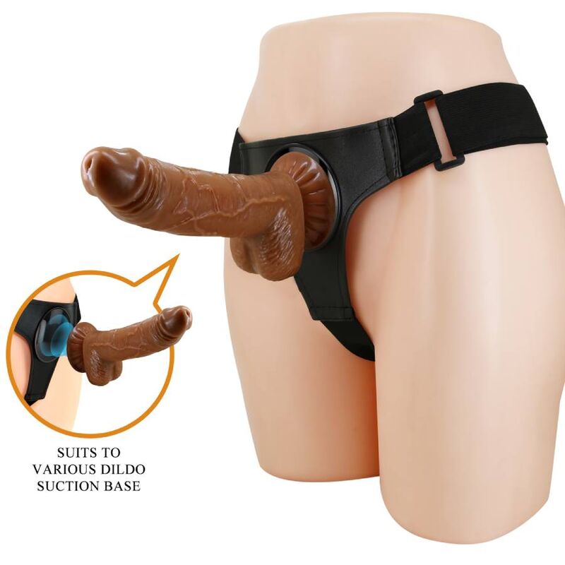 PRETTY LOVE - BRIEFS UNIVERSELL SELE MED DILDO MICHEAL 20 CM SVART