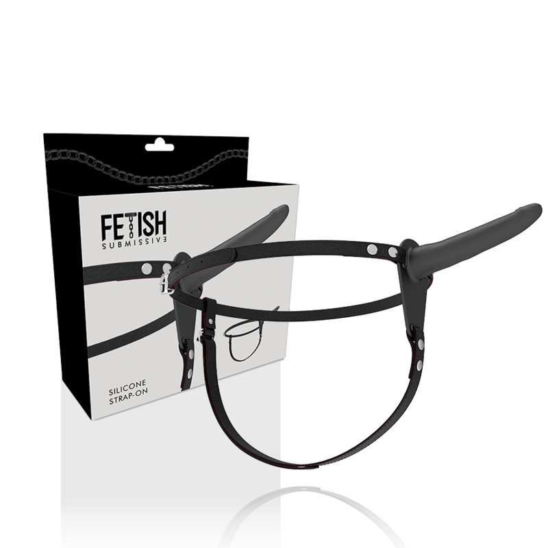 FETISCH UNDERGIVANDE SELE - SVART SILIKON 15 CM