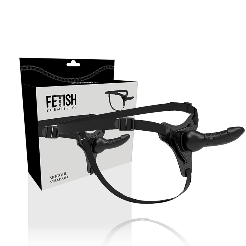 FETISCH UNDERGIVANDE SELE - SVART SILIKON REALISTISK 16 CM