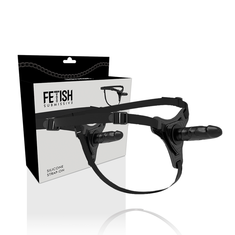 FETISCH UNDANMÄNGD SELE - REALISTISK SVART SILIKON 15 CM