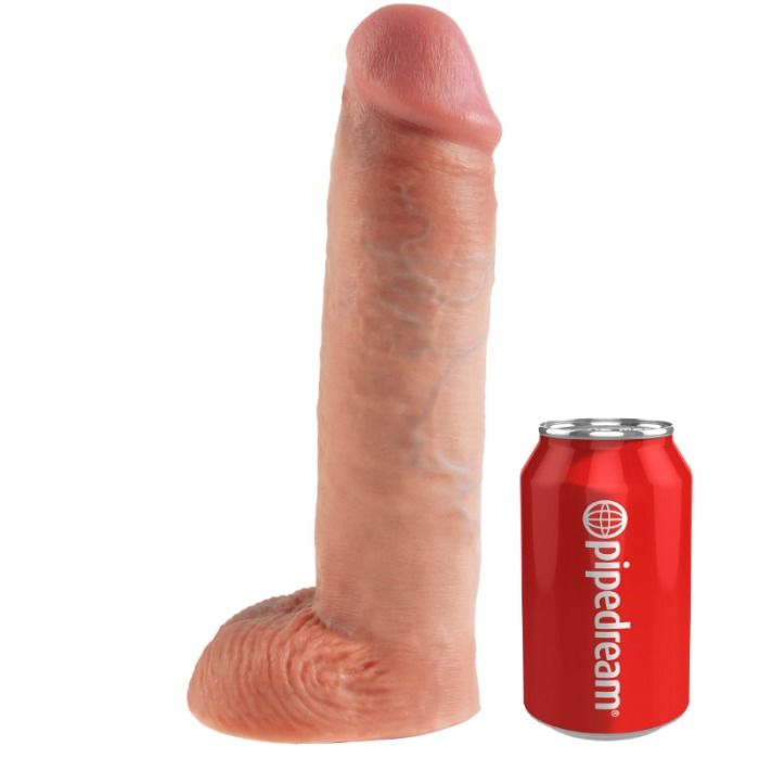KING COCK - 28 CM HÅLLIG STRAP-ON SUSPENDER SYSTEM KÖTT