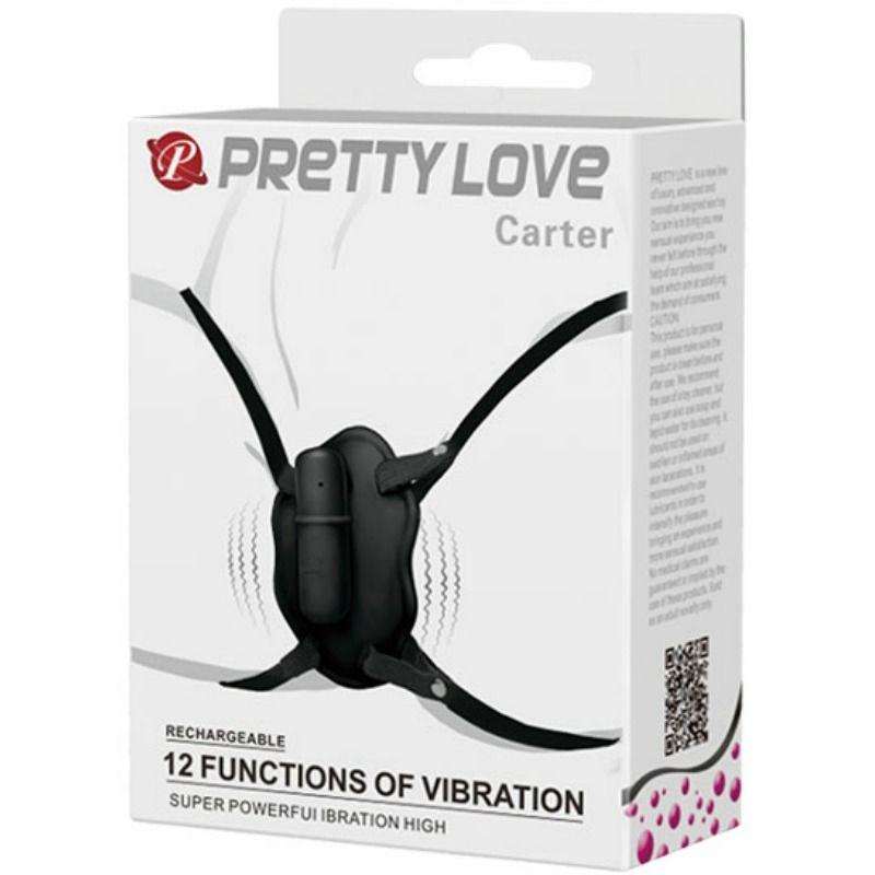 RÄTT KÄRLEK - STRAP ON MED CARTER VIBRATIONSKULA