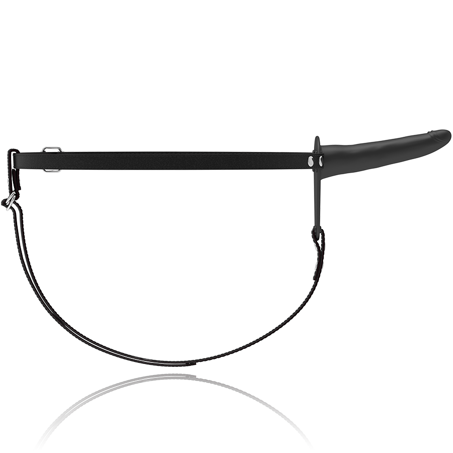 FETISCH UNDERGIVANDE SELE - SVART SILIKON 15 CM