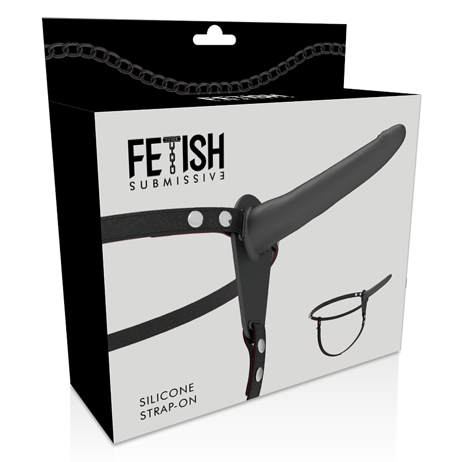 FETISCH UNDERGIVANDE SELE - SVART SILIKON 15 CM