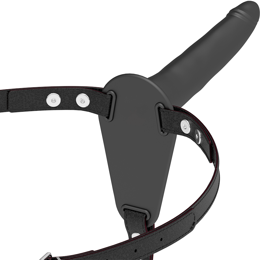 FETISCH UNDERGIVANDE SELE - SVART SILIKON 15 CM