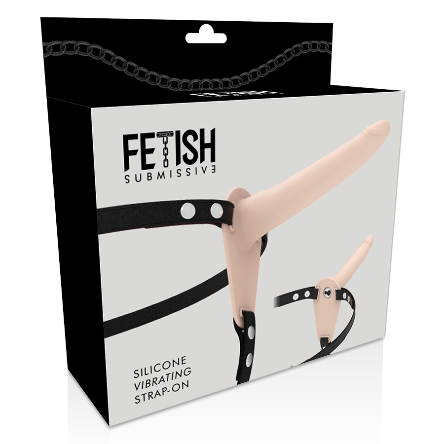 FETISCH UNDERGÅENDE SELE - KÖTT SILIKONVIBRATOR 15 CM