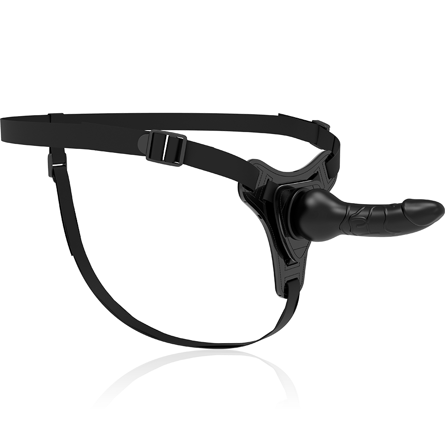 FETISCH UNDERGIVANDE SELE - SVART SILIKON REALISTISK 16 CM