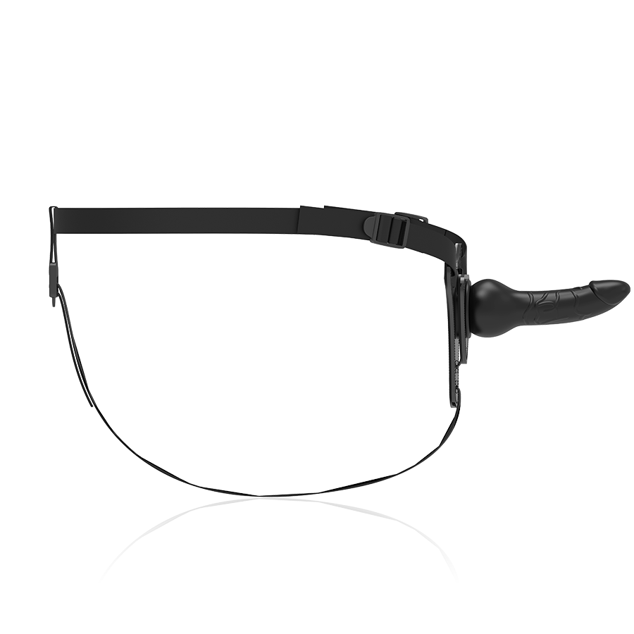 FETISCH UNDERGIVANDE SELE - SVART SILIKON REALISTISK 16 CM