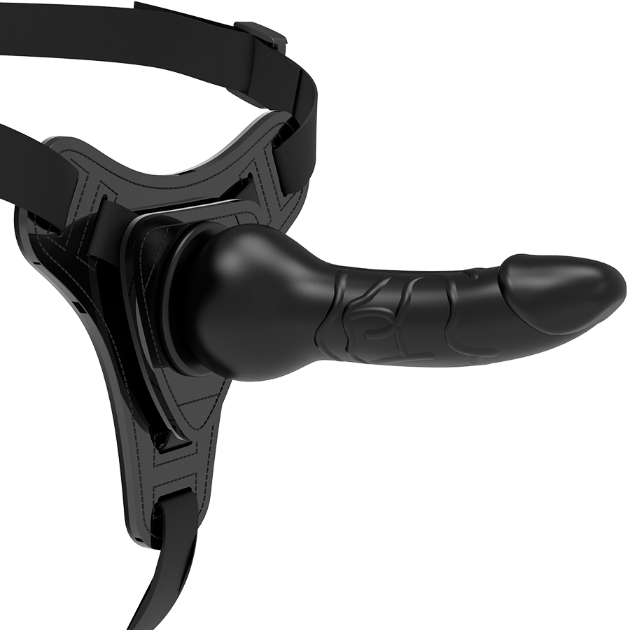 FETISCH UNDERGIVANDE SELE - SVART SILIKON REALISTISK 16 CM
