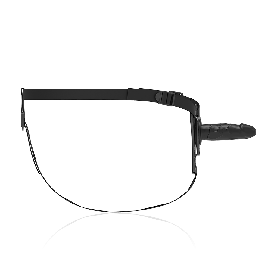 FETISCH UNDANMÄNGD SELE - REALISTISK SVART SILIKON 15 CM