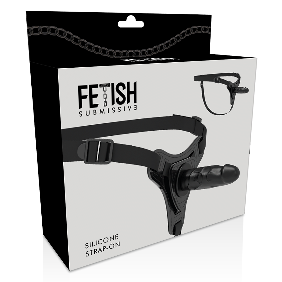 FETISCH UNDANMÄNGD SELE - REALISTISK SVART SILIKON 15 CM