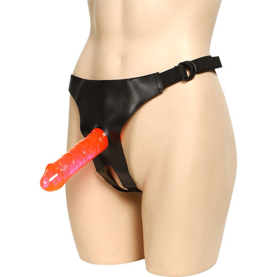 SJU KREATIONER - JUSTERBAR SELE MED 2 DILDOS