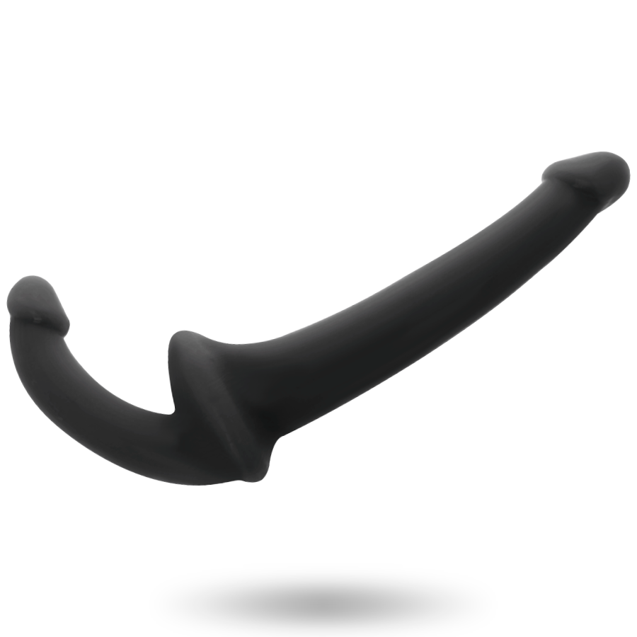 BEROENDE LEKSAKER - DILDO MED RNA S UTAN UNDERSTÄLLNING SVART